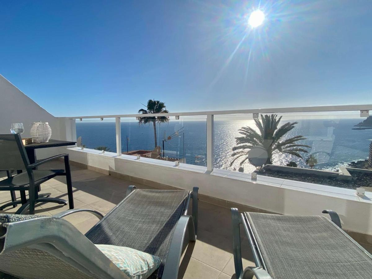 Casa Aita - Refurbished Apartment With Unparalleled Sea View Mogán Exterior foto